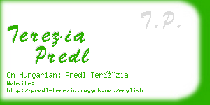 terezia predl business card